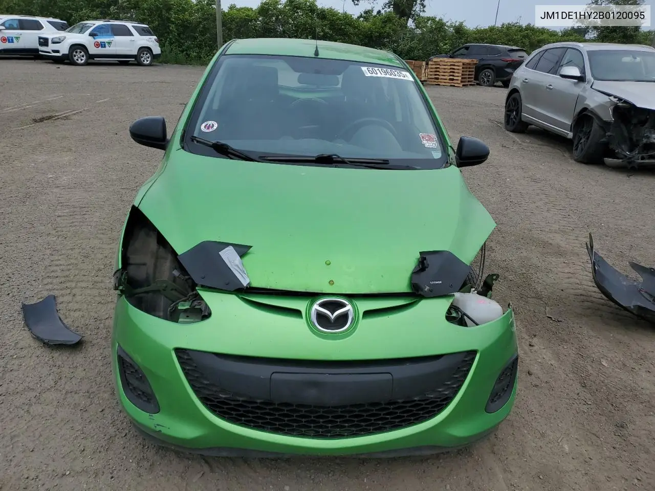 2011 Mazda Mazda2 VIN: JM1DE1HY2B0120095 Lot: 60196035