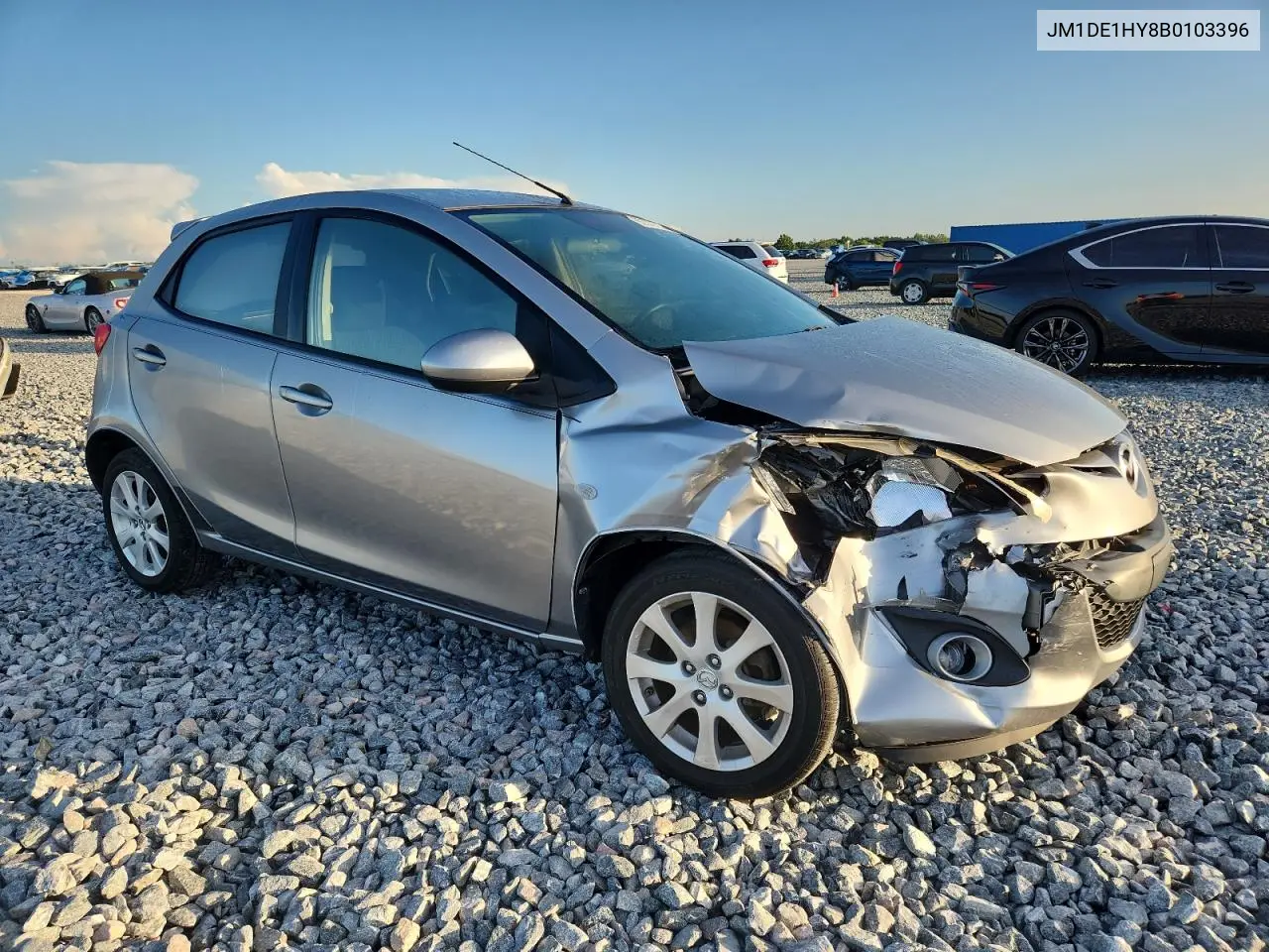 2011 Mazda Mazda2 VIN: JM1DE1HY8B0103396 Lot: 60339295