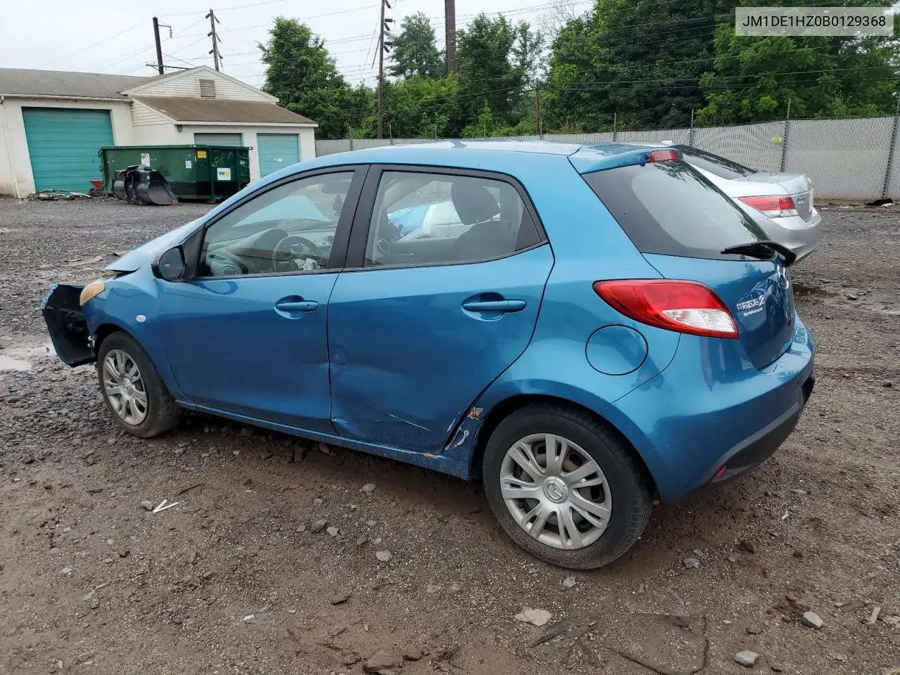 2011 Mazda Mazda2 VIN: JM1DE1HZ0B0129368 Lot: 60434305