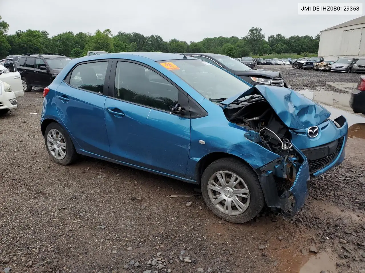 2011 Mazda Mazda2 VIN: JM1DE1HZ0B0129368 Lot: 60434305