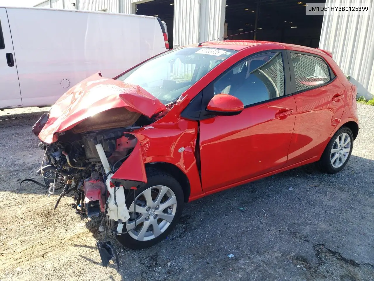 2011 Mazda Mazda2 VIN: JM1DE1HY3B0125399 Lot: 60936325