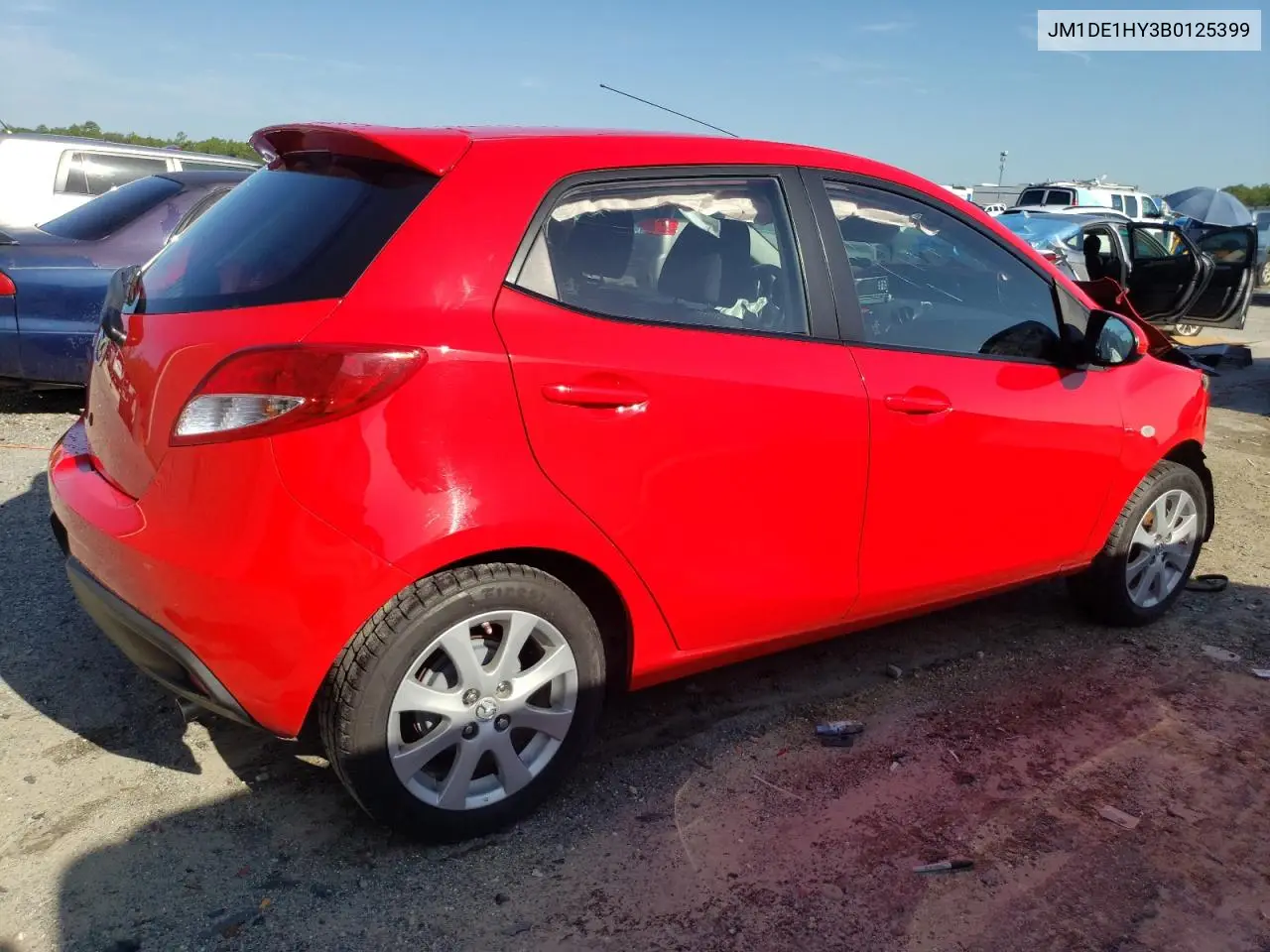 2011 Mazda Mazda2 VIN: JM1DE1HY3B0125399 Lot: 60936325