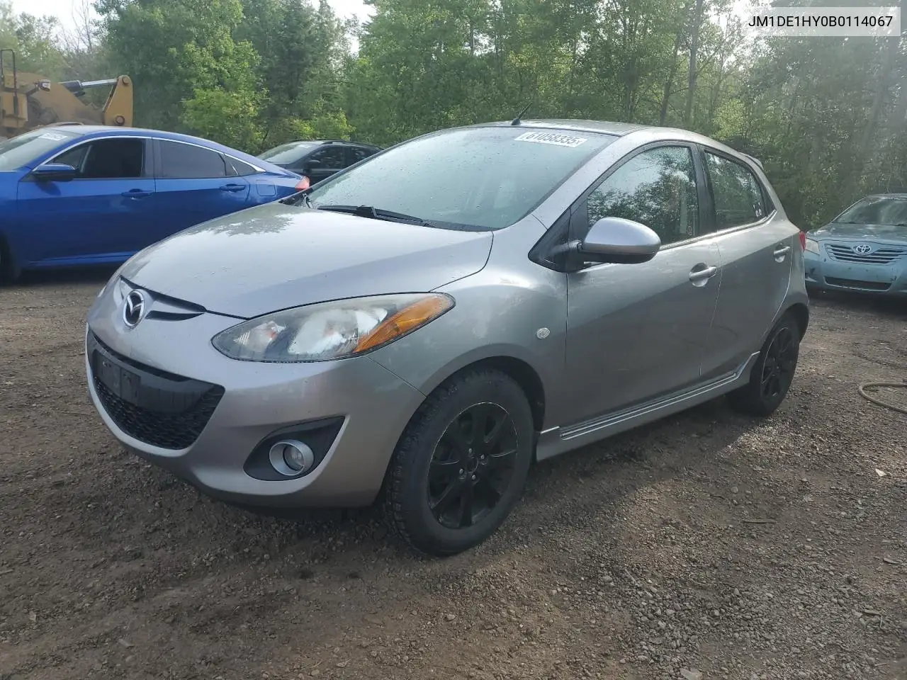 2011 Mazda Mazda2 VIN: JM1DE1HY0B0114067 Lot: 61058335