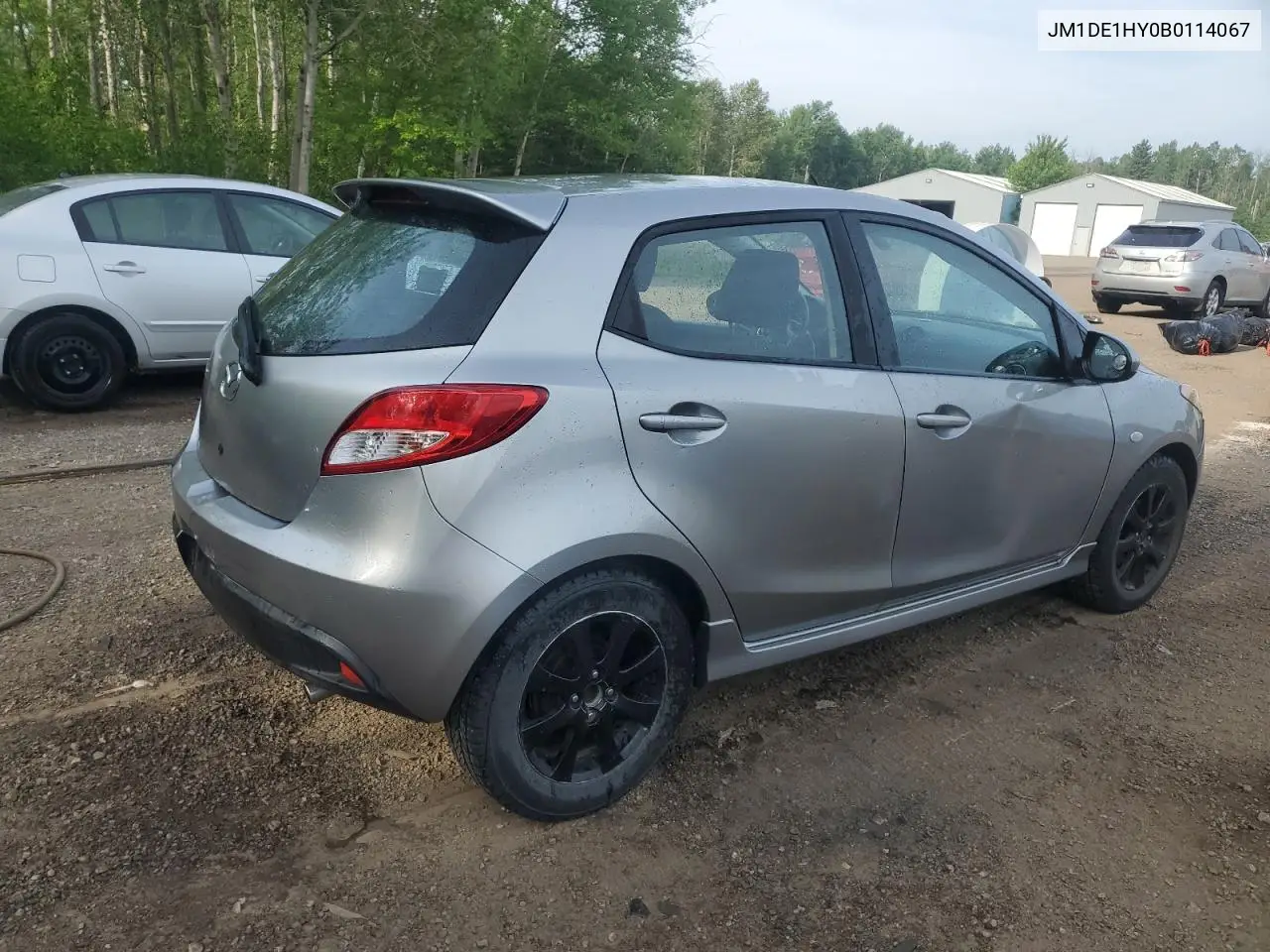 2011 Mazda Mazda2 VIN: JM1DE1HY0B0114067 Lot: 61058335