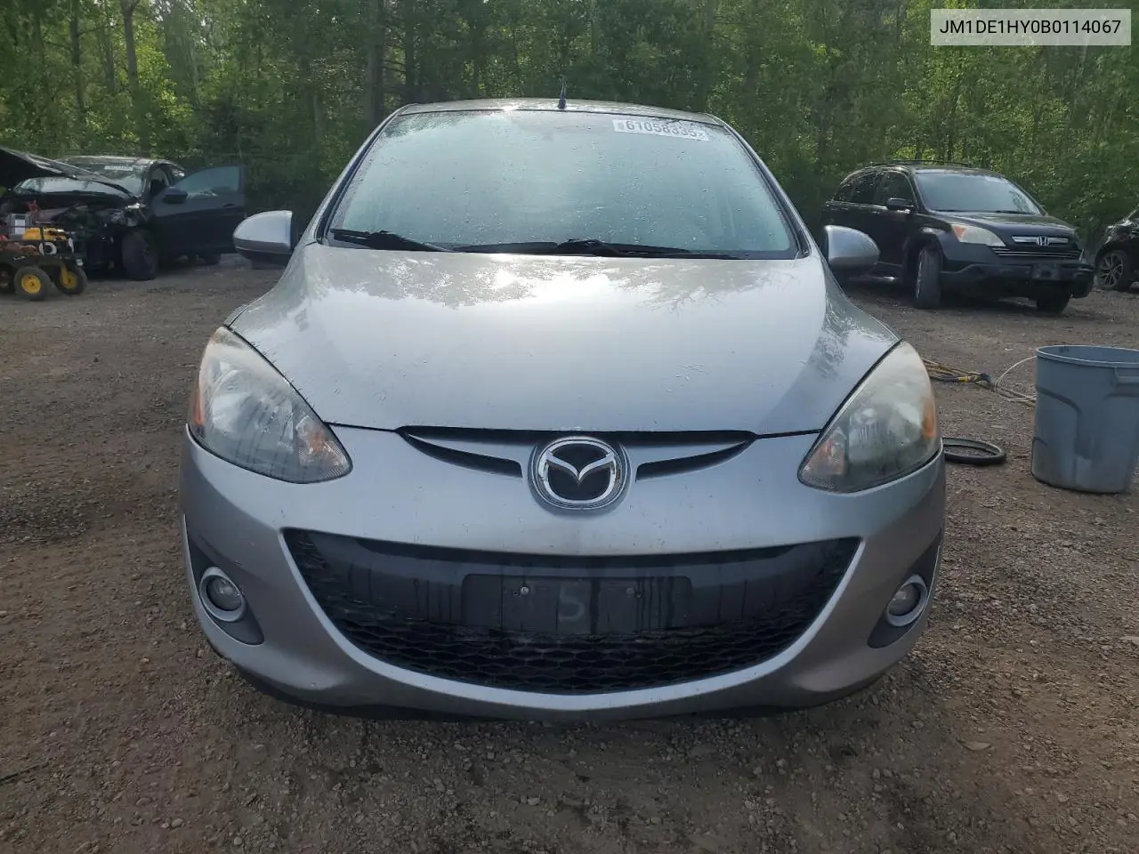 2011 Mazda Mazda2 VIN: JM1DE1HY0B0114067 Lot: 61058335