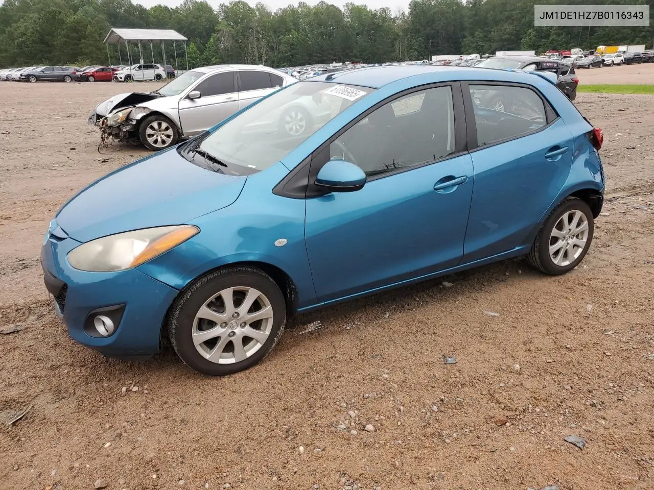 2011 Mazda Mazda2 VIN: JM1DE1HZ7B0116343 Lot: 61096965