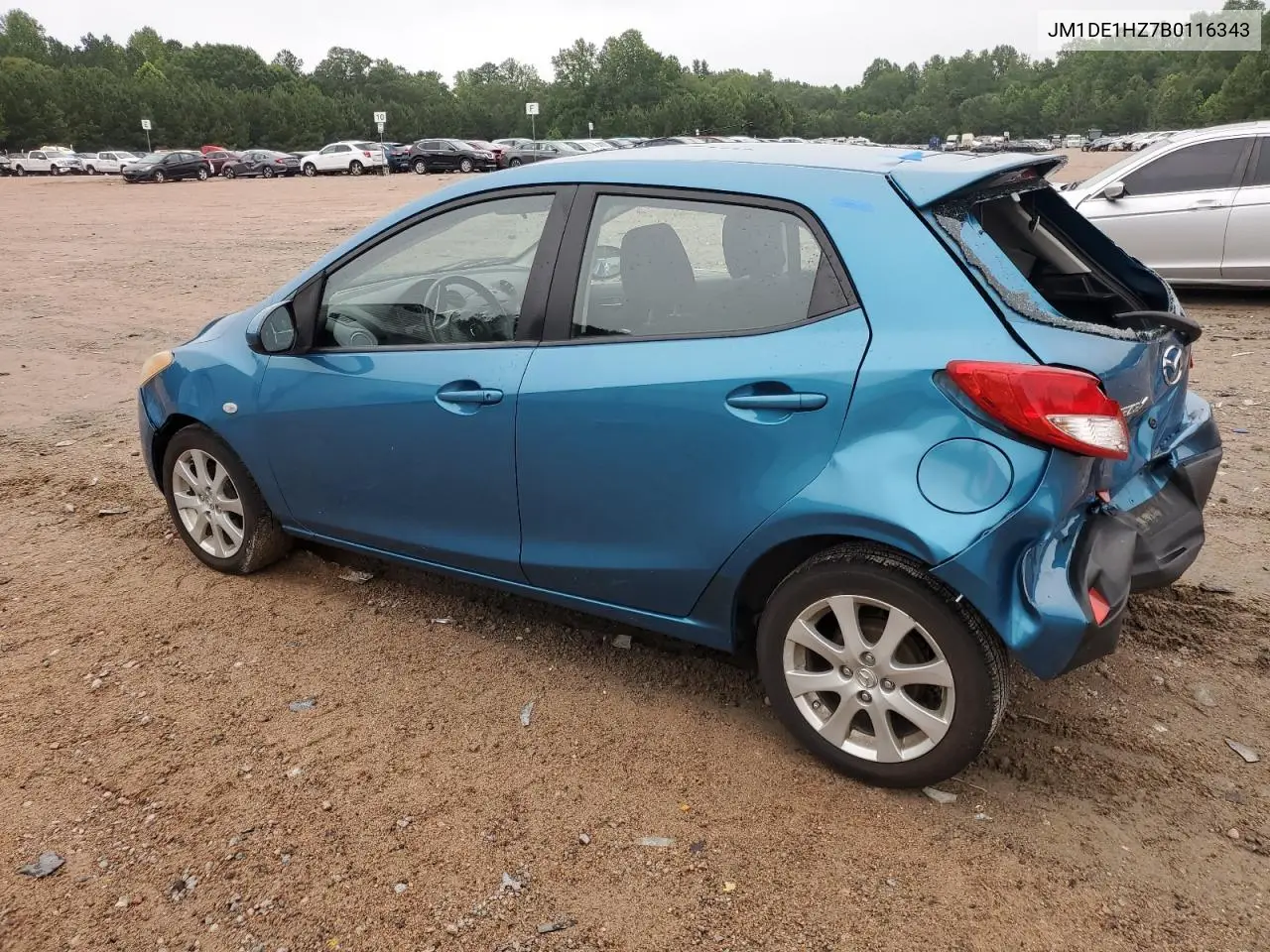 2011 Mazda Mazda2 VIN: JM1DE1HZ7B0116343 Lot: 61096965