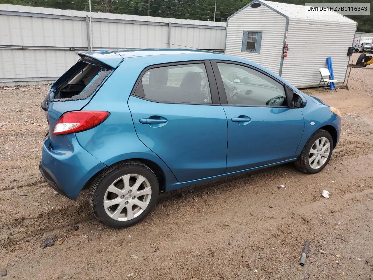 2011 Mazda Mazda2 VIN: JM1DE1HZ7B0116343 Lot: 61096965