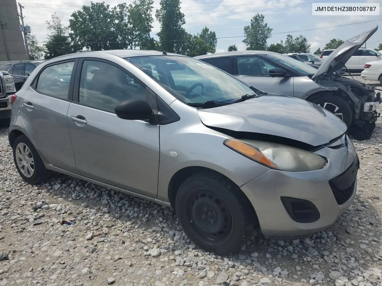 2011 Mazda Mazda2 VIN: JM1DE1HZ3B0108787 Lot: 61560965