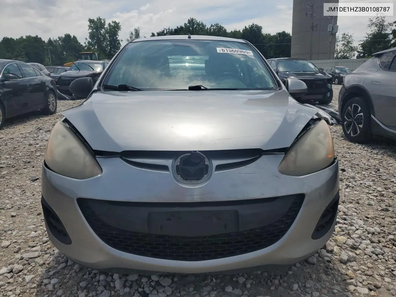 2011 Mazda Mazda2 VIN: JM1DE1HZ3B0108787 Lot: 61560965