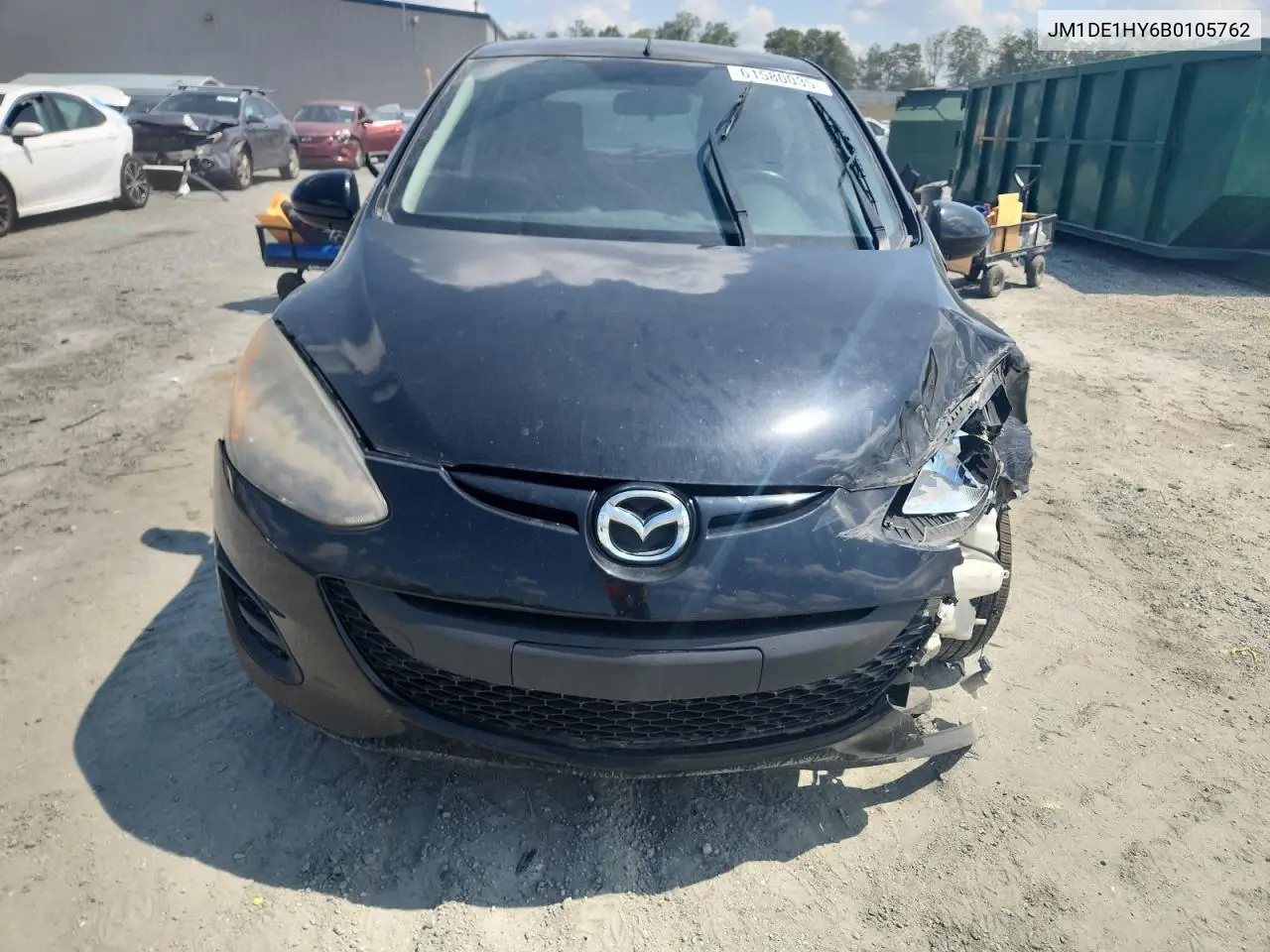 2011 Mazda Mazda2 VIN: JM1DE1HY6B0105762 Lot: 61580035