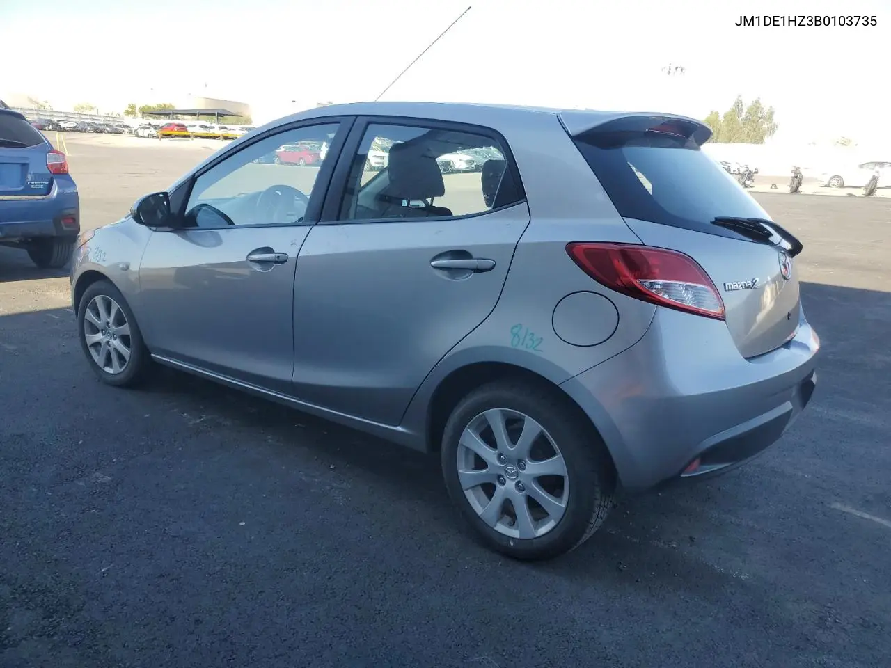 2011 Mazda Mazda2 VIN: JM1DE1HZ3B0103735 Lot: 61627375