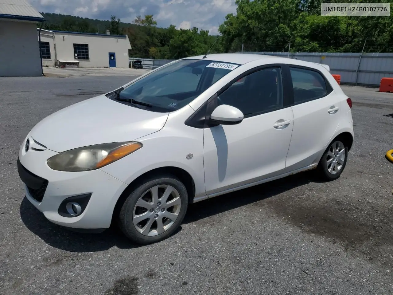 2011 Mazda Mazda2 VIN: JM1DE1HZ4B0107776 Lot: 62731195