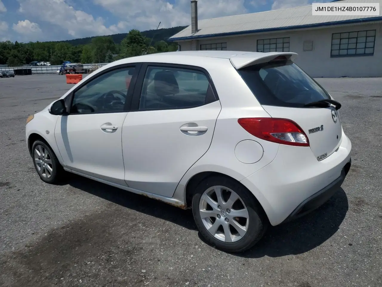2011 Mazda Mazda2 VIN: JM1DE1HZ4B0107776 Lot: 62731195