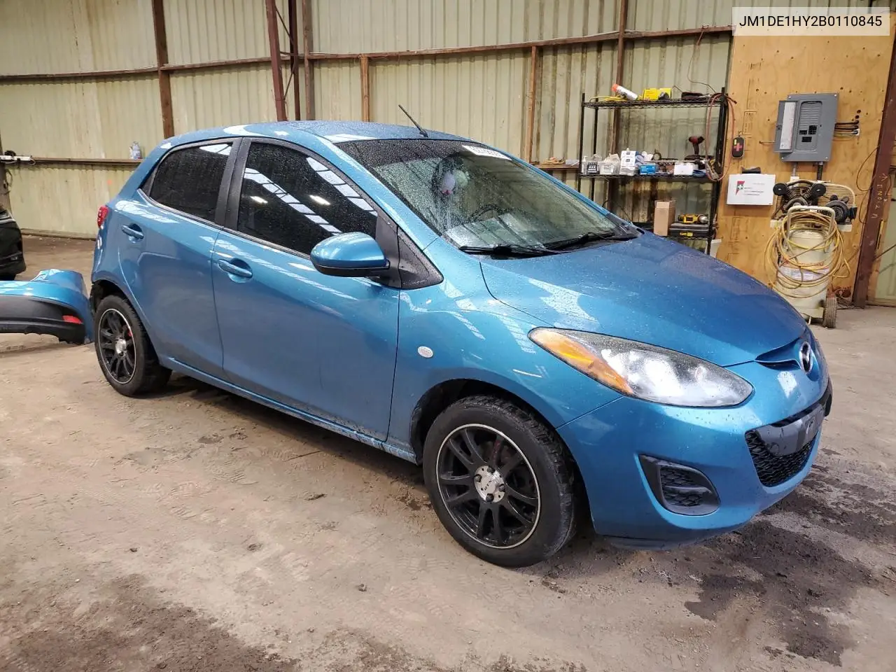 2011 Mazda Mazda2 VIN: JM1DE1HY2B0110845 Lot: 62768885