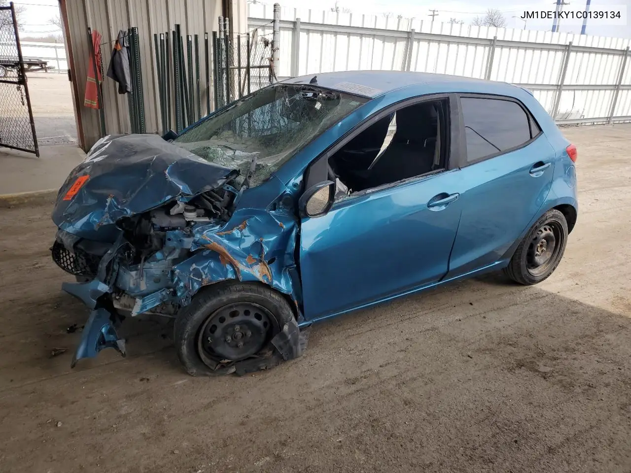 2012 Mazda Mazda2 VIN: JM1DE1KY1C0139134 Lot: 48761405