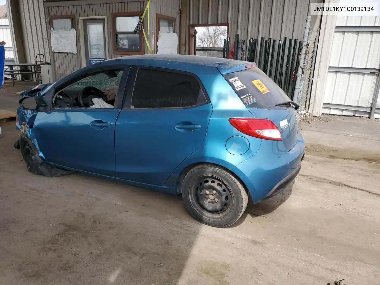 2012 Mazda Mazda2 VIN: JM1DE1KY1C0139134 Lot: 48761405