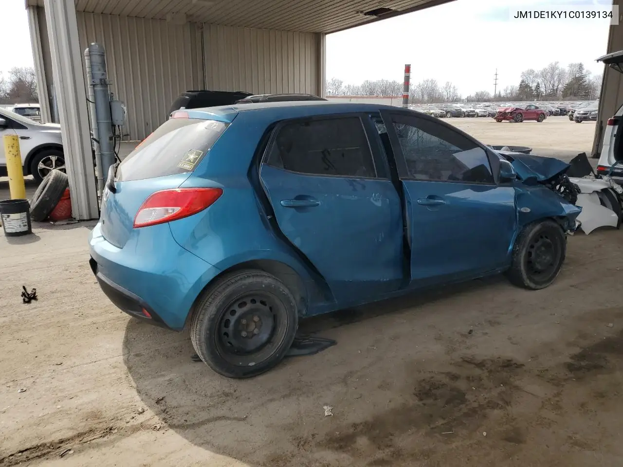 2012 Mazda Mazda2 VIN: JM1DE1KY1C0139134 Lot: 48761405