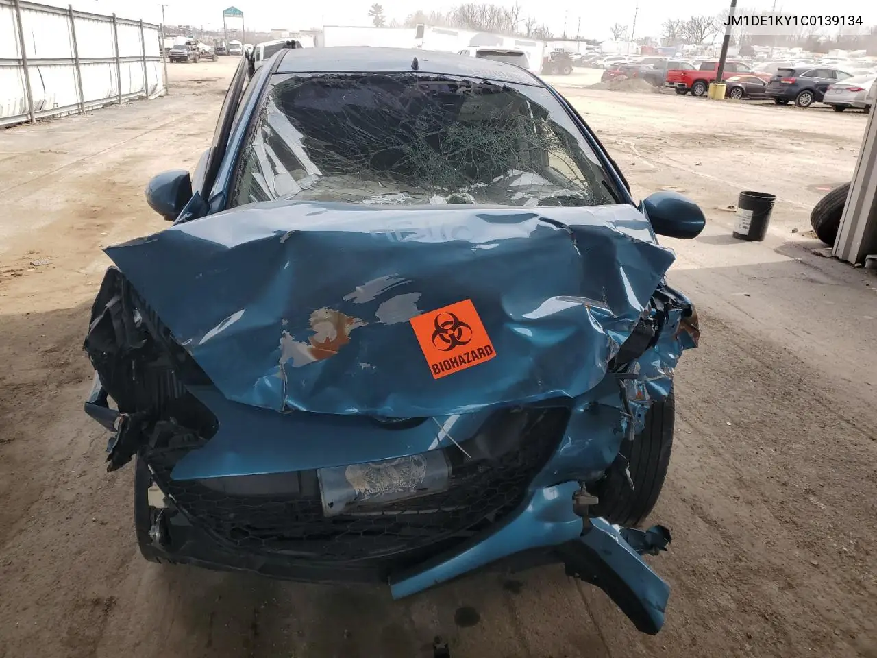 2012 Mazda Mazda2 VIN: JM1DE1KY1C0139134 Lot: 48761405