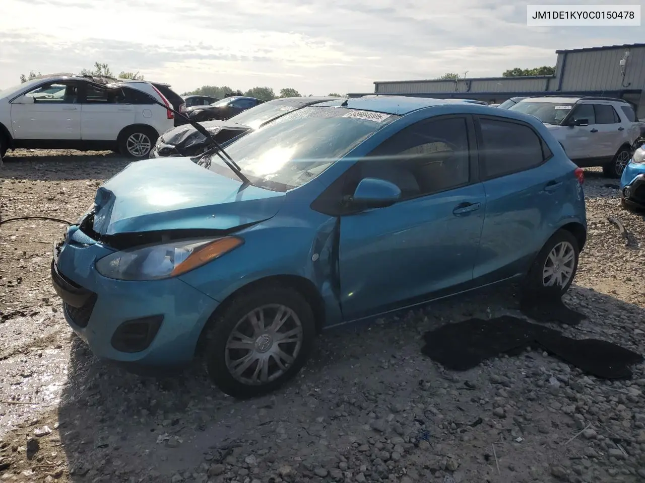 2012 Mazda Mazda2 VIN: JM1DE1KY0C0150478 Lot: 58904005