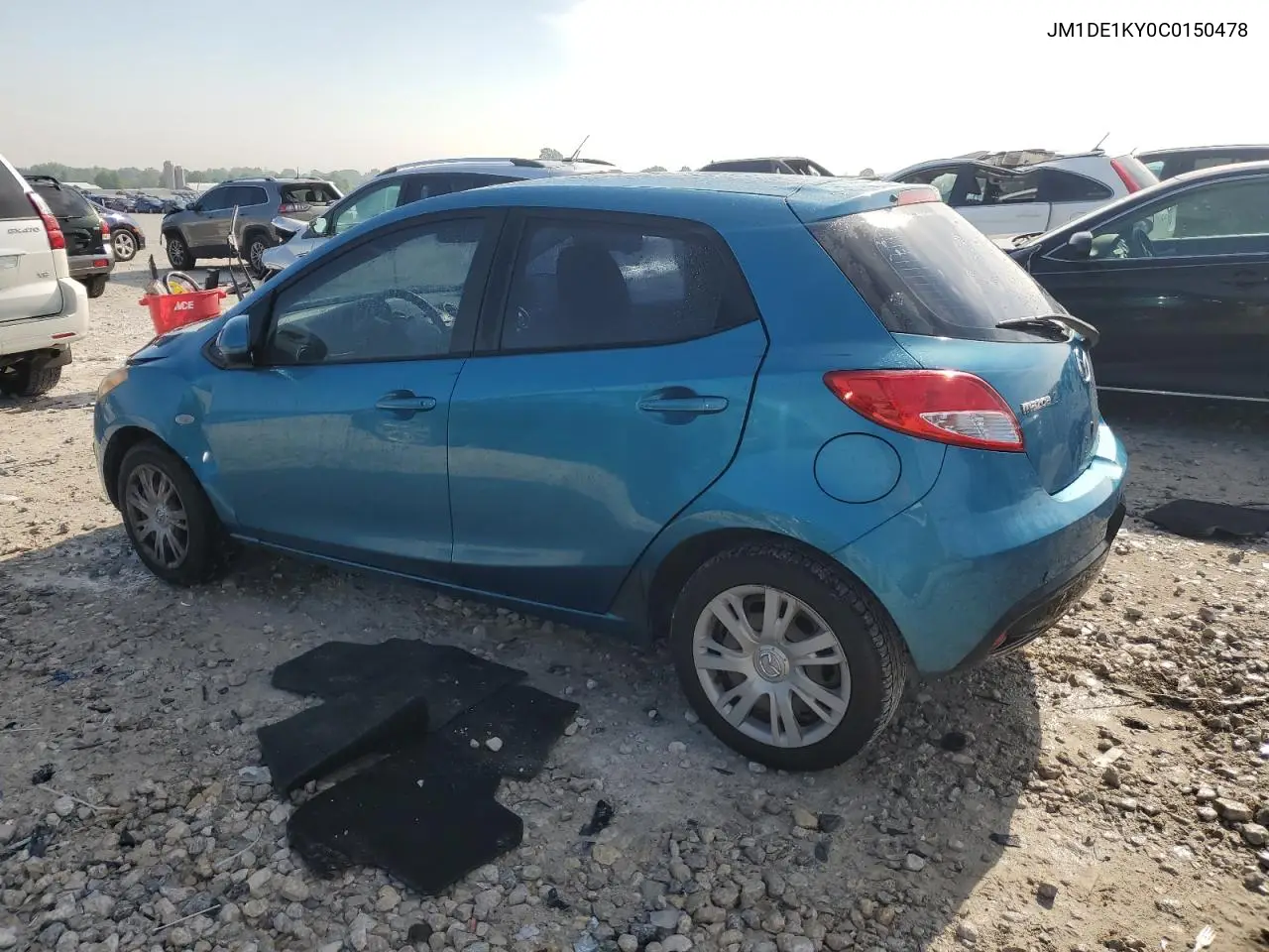 2012 Mazda Mazda2 VIN: JM1DE1KY0C0150478 Lot: 58904005
