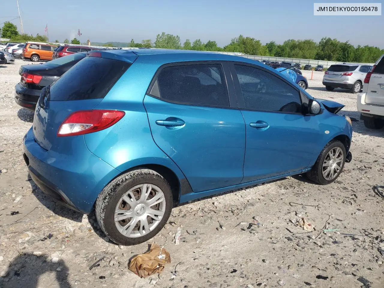 2012 Mazda Mazda2 VIN: JM1DE1KY0C0150478 Lot: 58904005