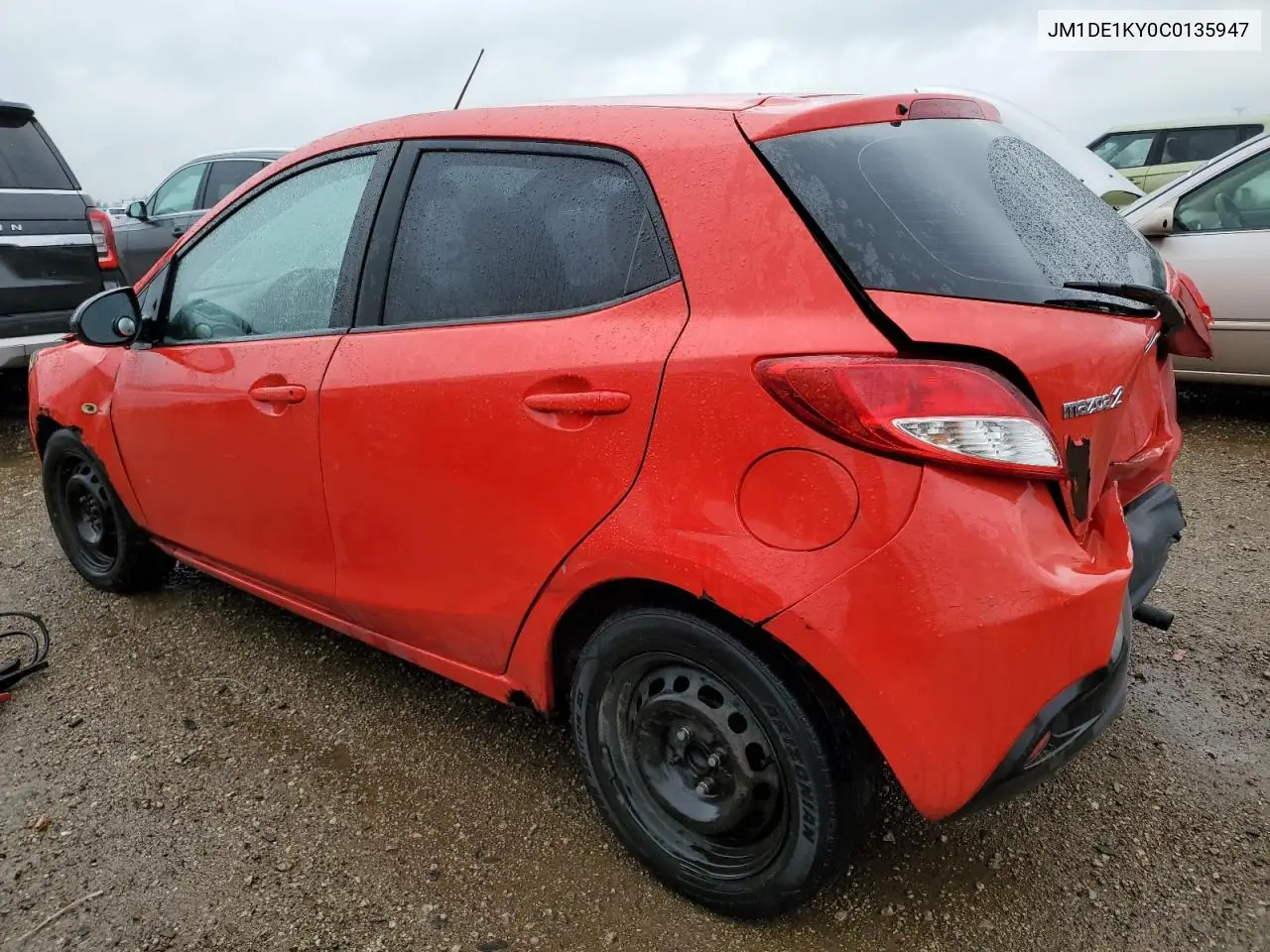 2012 Mazda Mazda2 VIN: JM1DE1KY0C0135947 Lot: 59187355