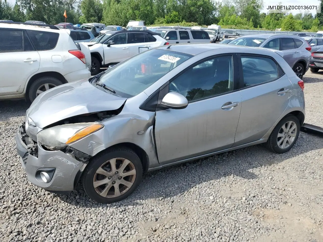 2012 Mazda Mazda2 VIN: JM1DE1LZ0C0136071 Lot: 61084355