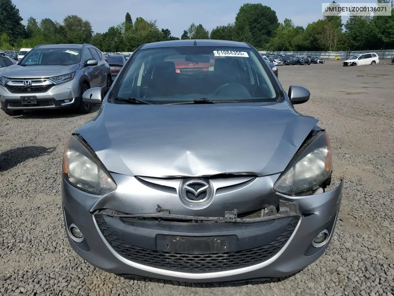 2012 Mazda Mazda2 VIN: JM1DE1LZ0C0136071 Lot: 61084355