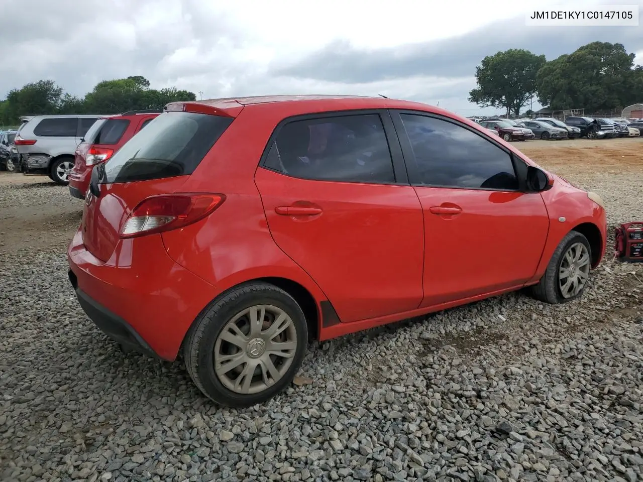 2012 Mazda Mazda2 VIN: JM1DE1KY1C0147105 Lot: 61222955