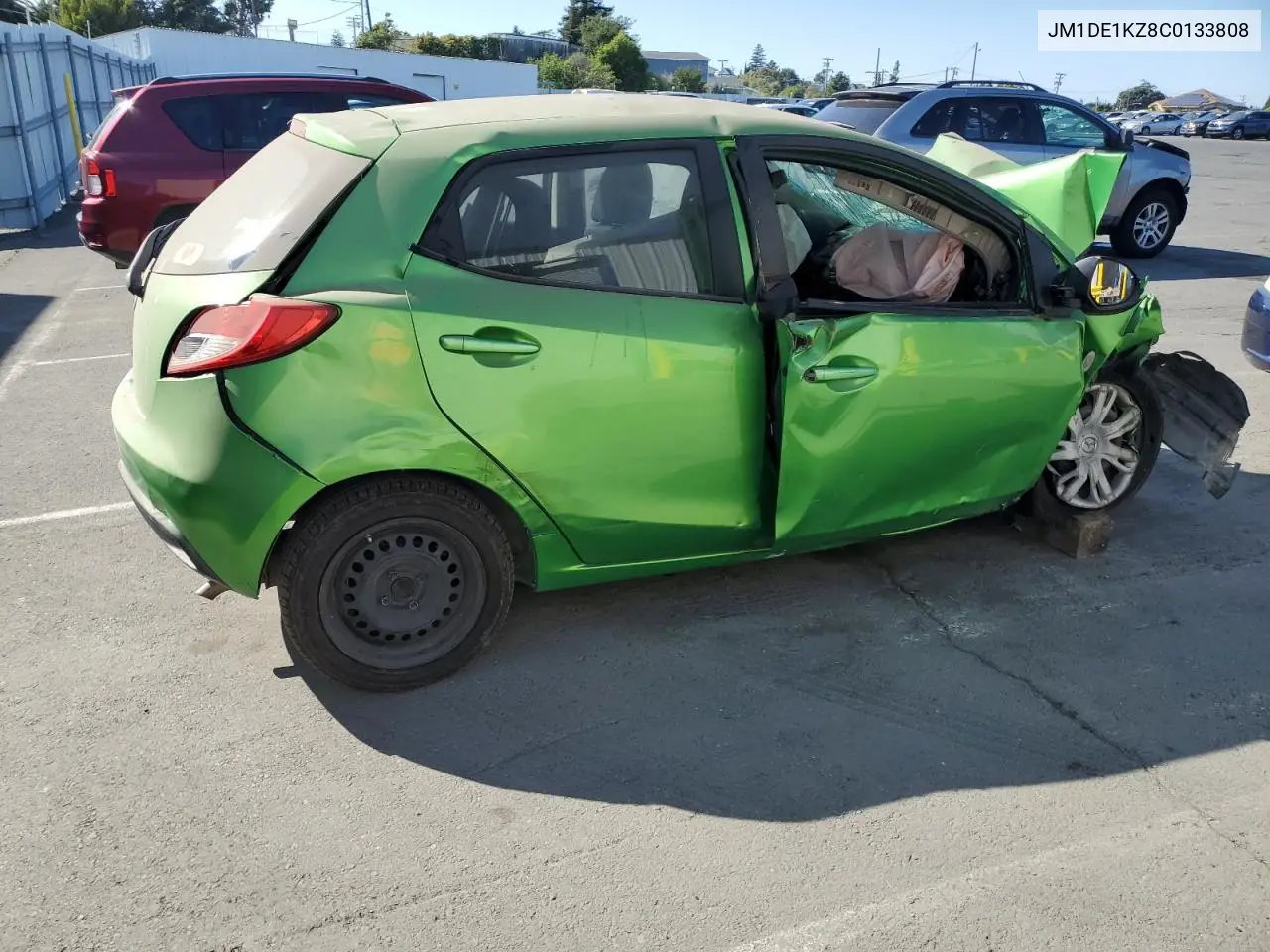 2012 Mazda Mazda2 VIN: JM1DE1KZ8C0133808 Lot: 61417505