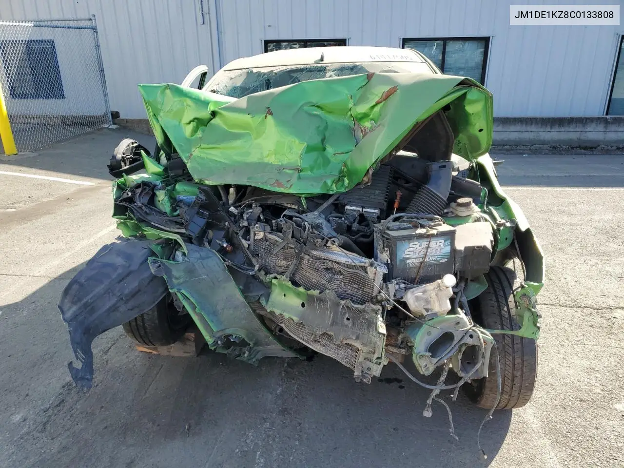 2012 Mazda Mazda2 VIN: JM1DE1KZ8C0133808 Lot: 61417505