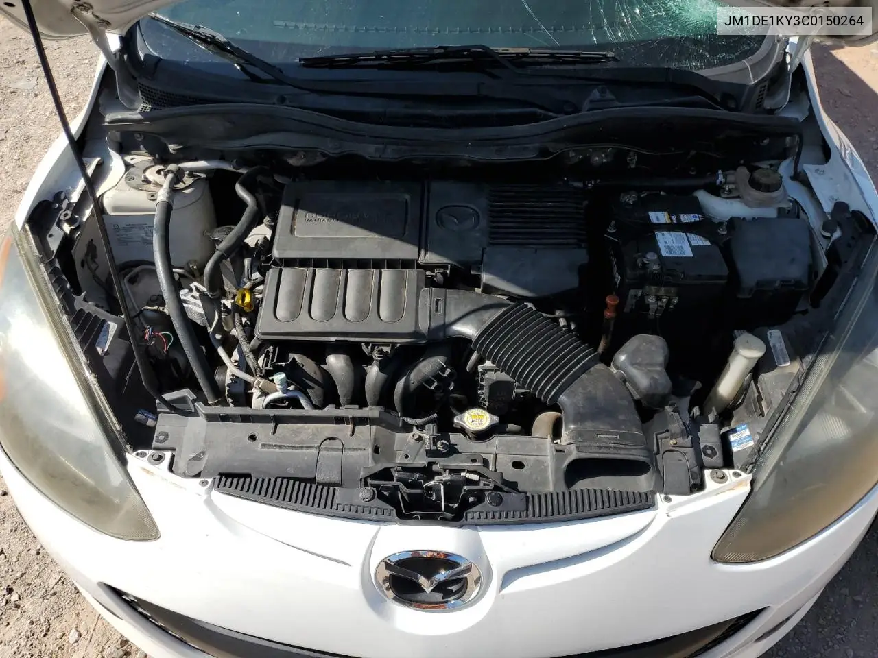 2012 Mazda Mazda2 VIN: JM1DE1KY3C0150264 Lot: 62579055