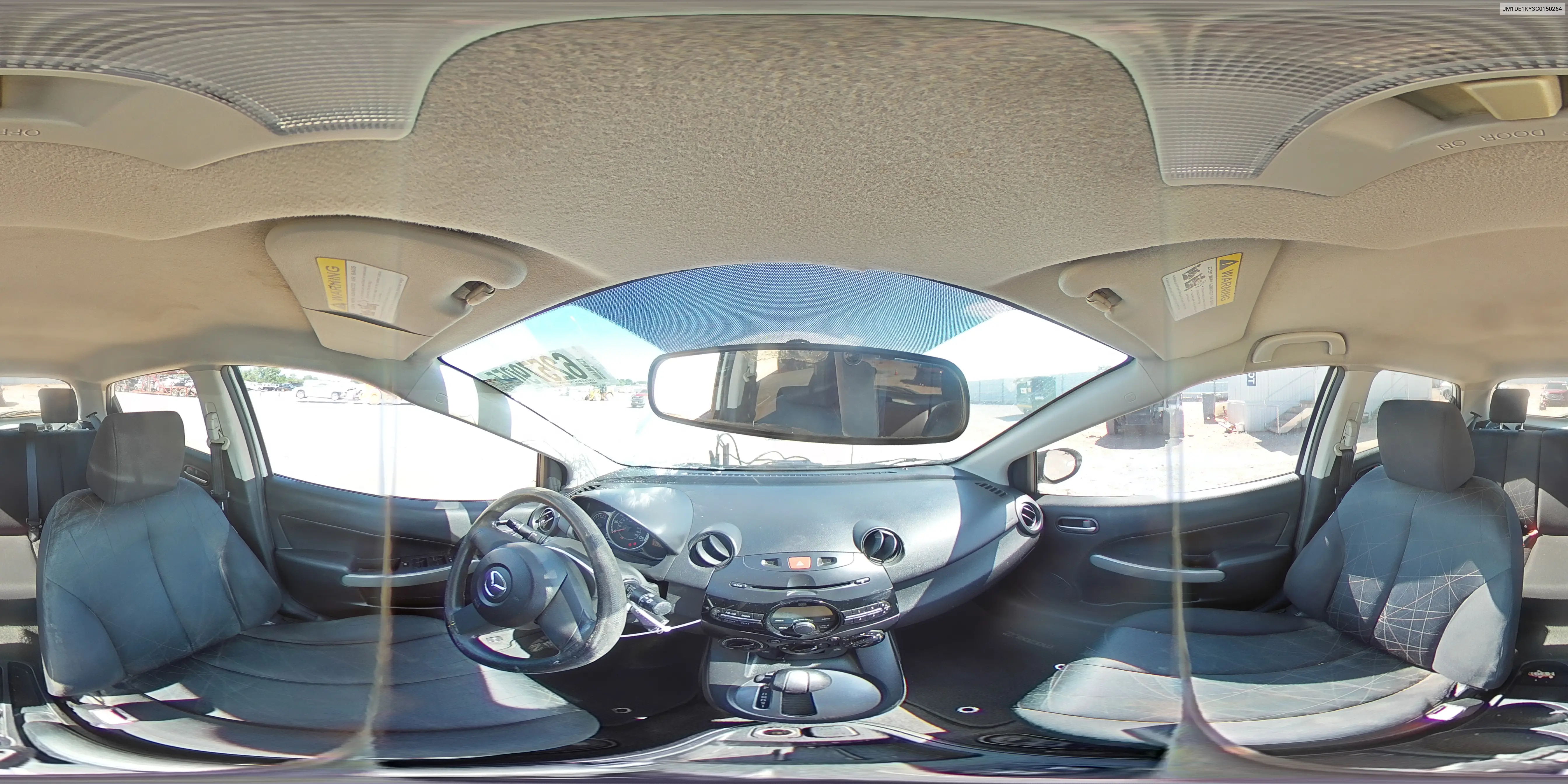 2012 Mazda Mazda2 VIN: JM1DE1KY3C0150264 Lot: 62579055