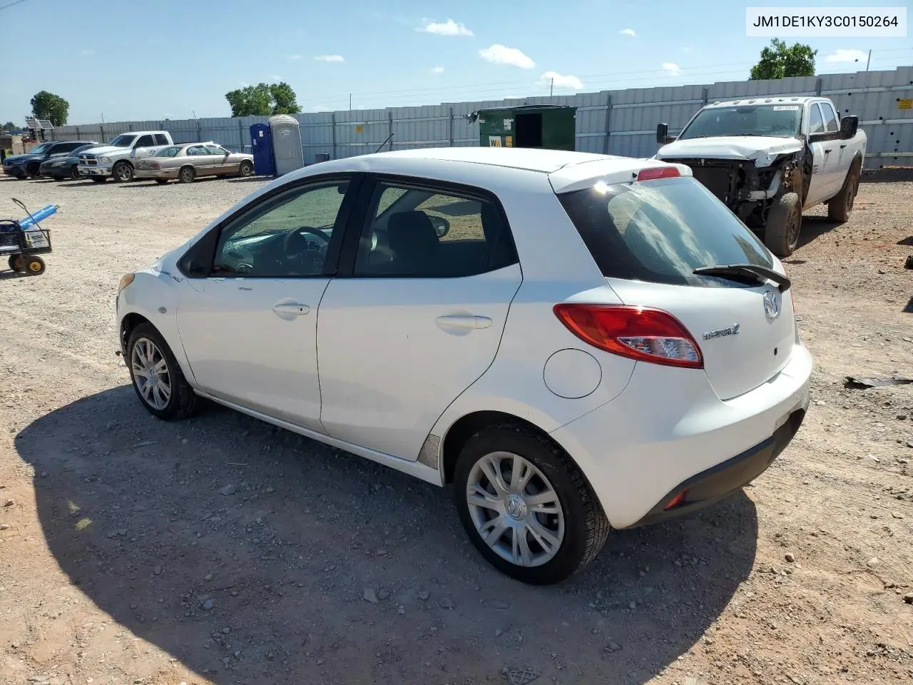 2012 Mazda Mazda2 VIN: JM1DE1KY3C0150264 Lot: 62579055