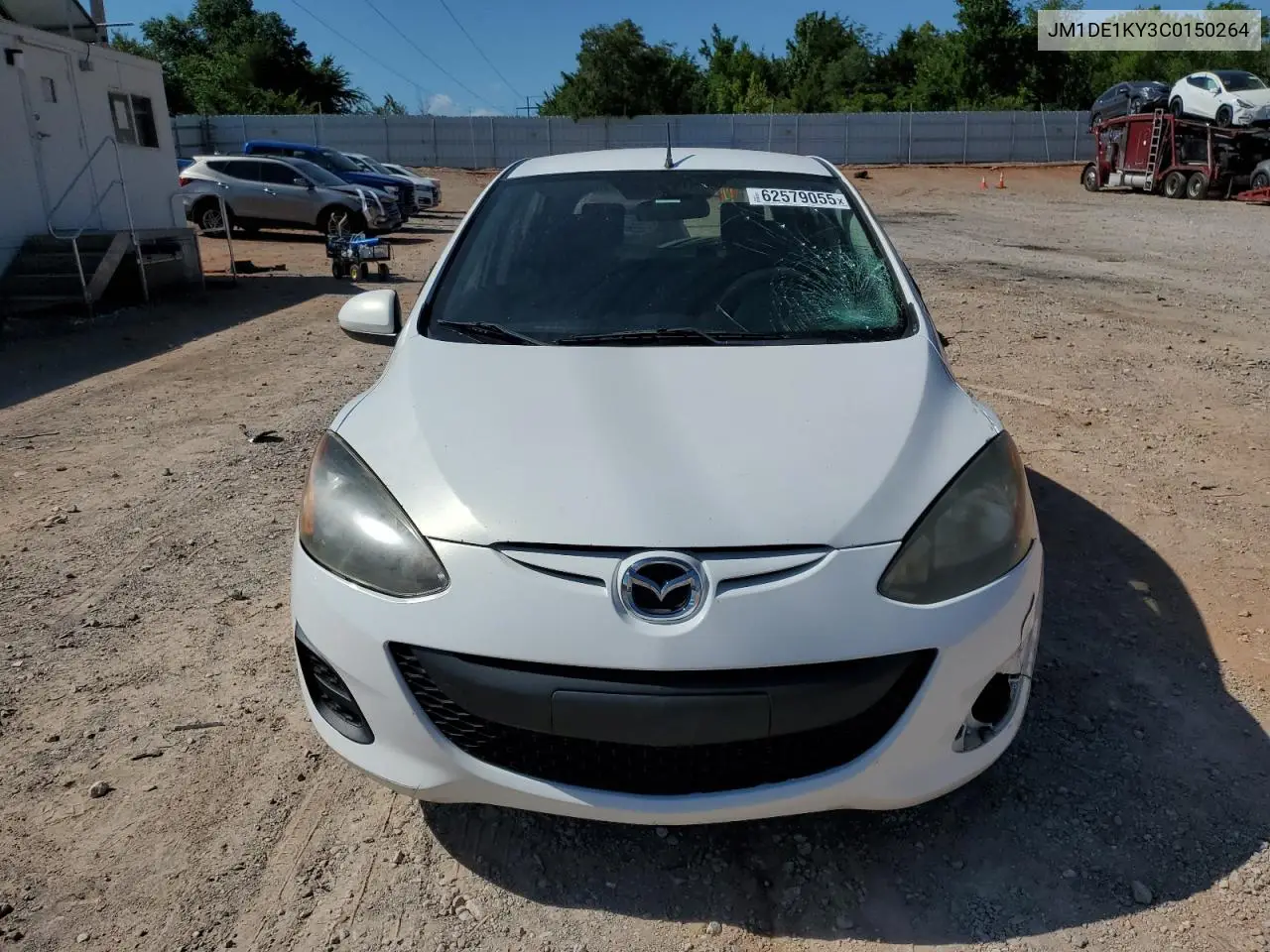 2012 Mazda Mazda2 VIN: JM1DE1KY3C0150264 Lot: 62579055