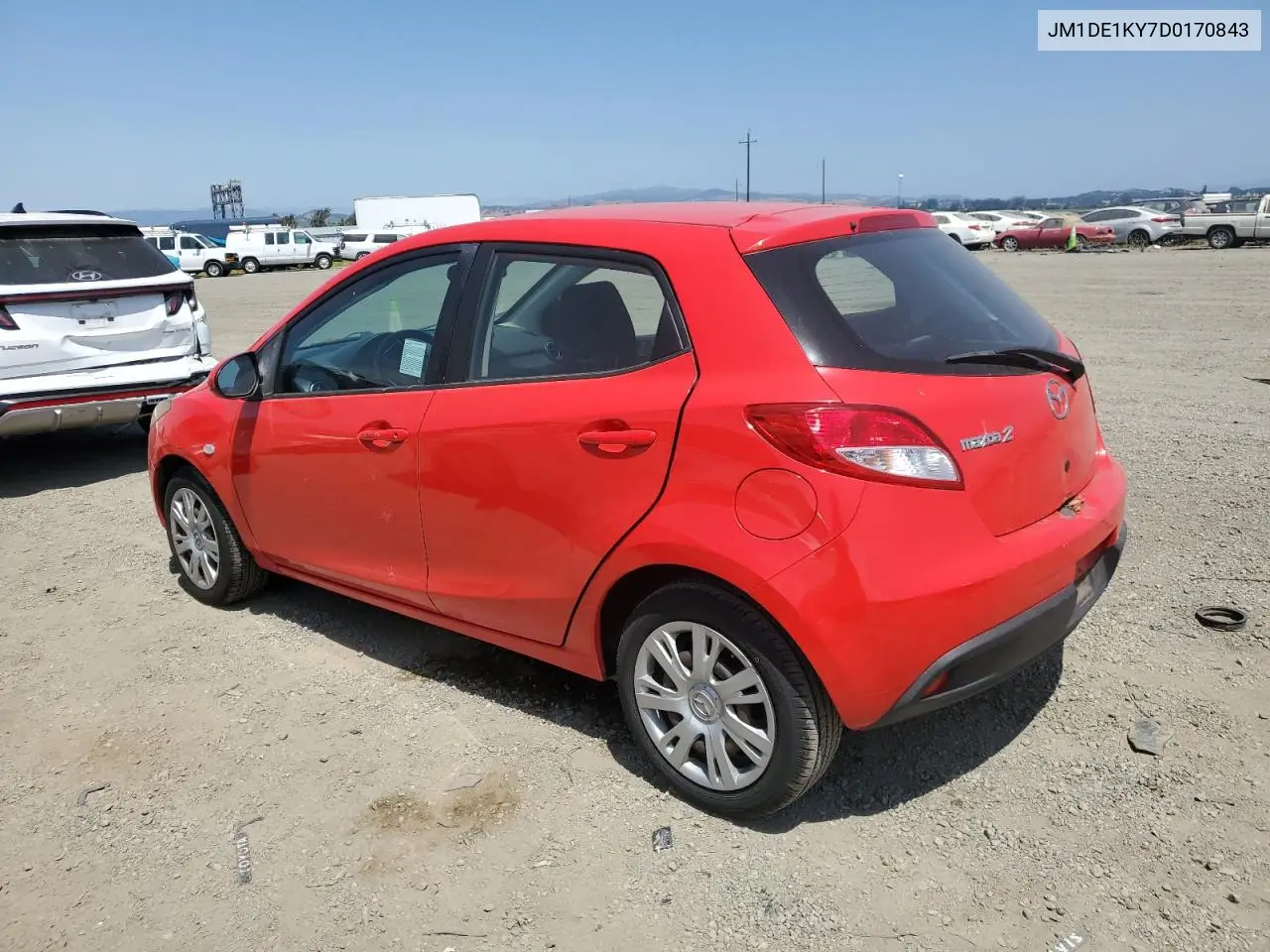 2013 Mazda Mazda2 VIN: JM1DE1KY7D0170843 Lot: 58974845