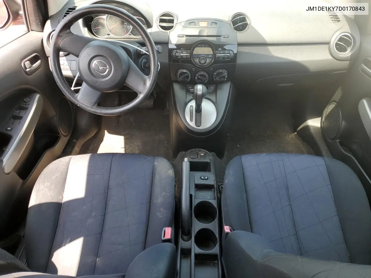 2013 Mazda Mazda2 VIN: JM1DE1KY7D0170843 Lot: 58974845