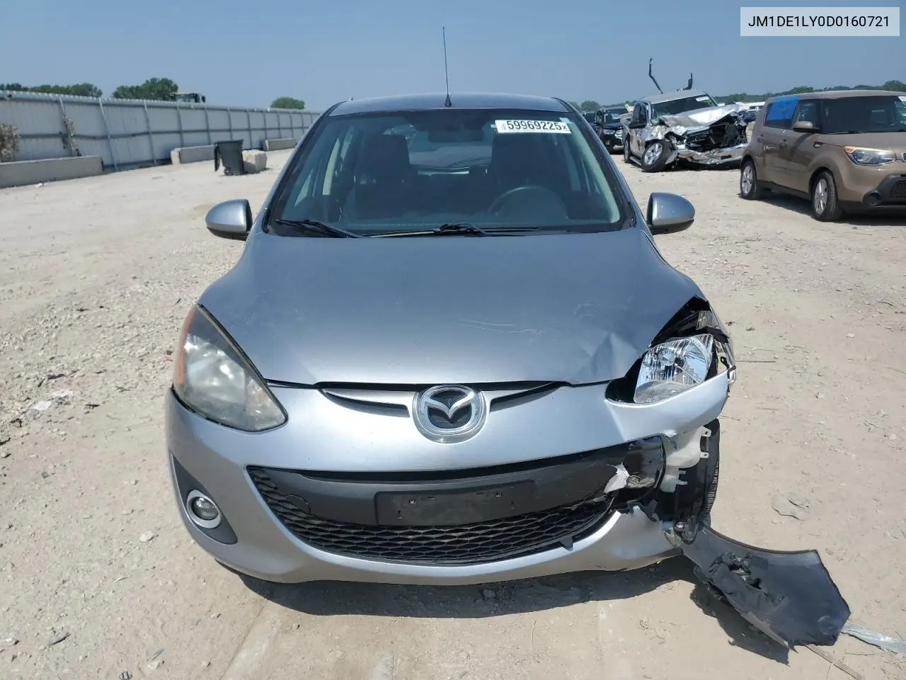 2013 Mazda Mazda2 VIN: JM1DE1LY0D0160721 Lot: 59969225
