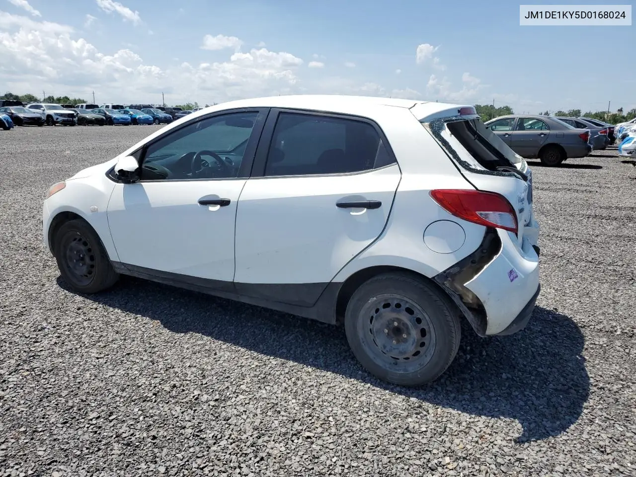 2013 Mazda Mazda2 VIN: JM1DE1KY5D0168024 Lot: 60286615