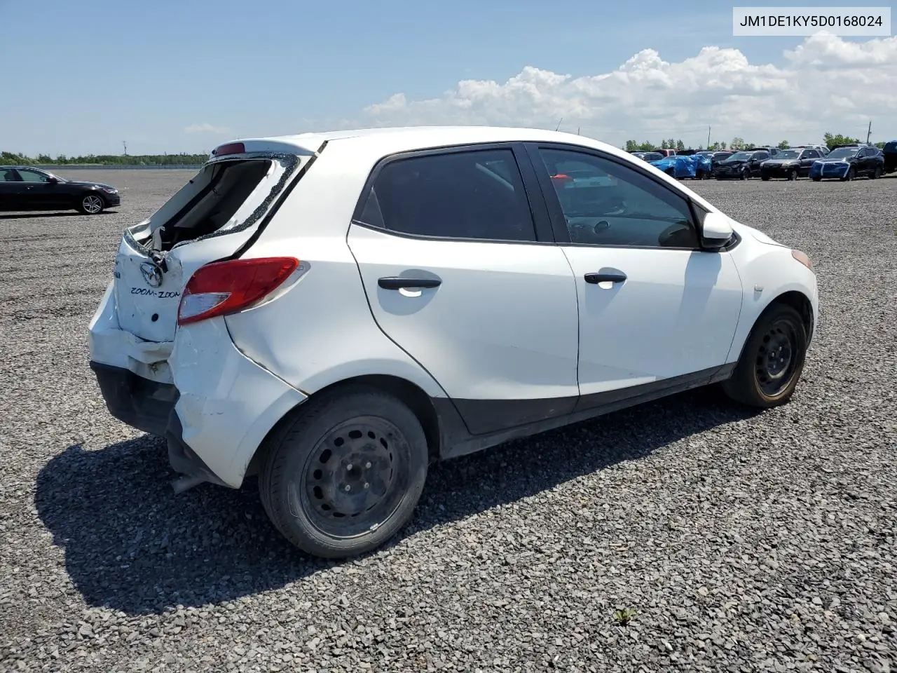 2013 Mazda Mazda2 VIN: JM1DE1KY5D0168024 Lot: 60286615