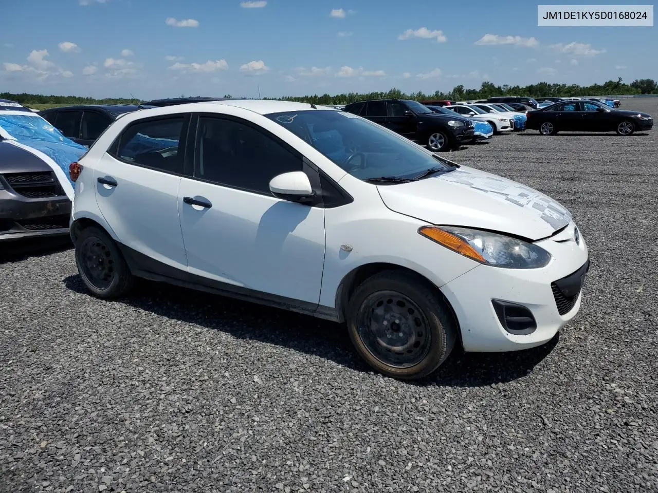 2013 Mazda Mazda2 VIN: JM1DE1KY5D0168024 Lot: 60286615