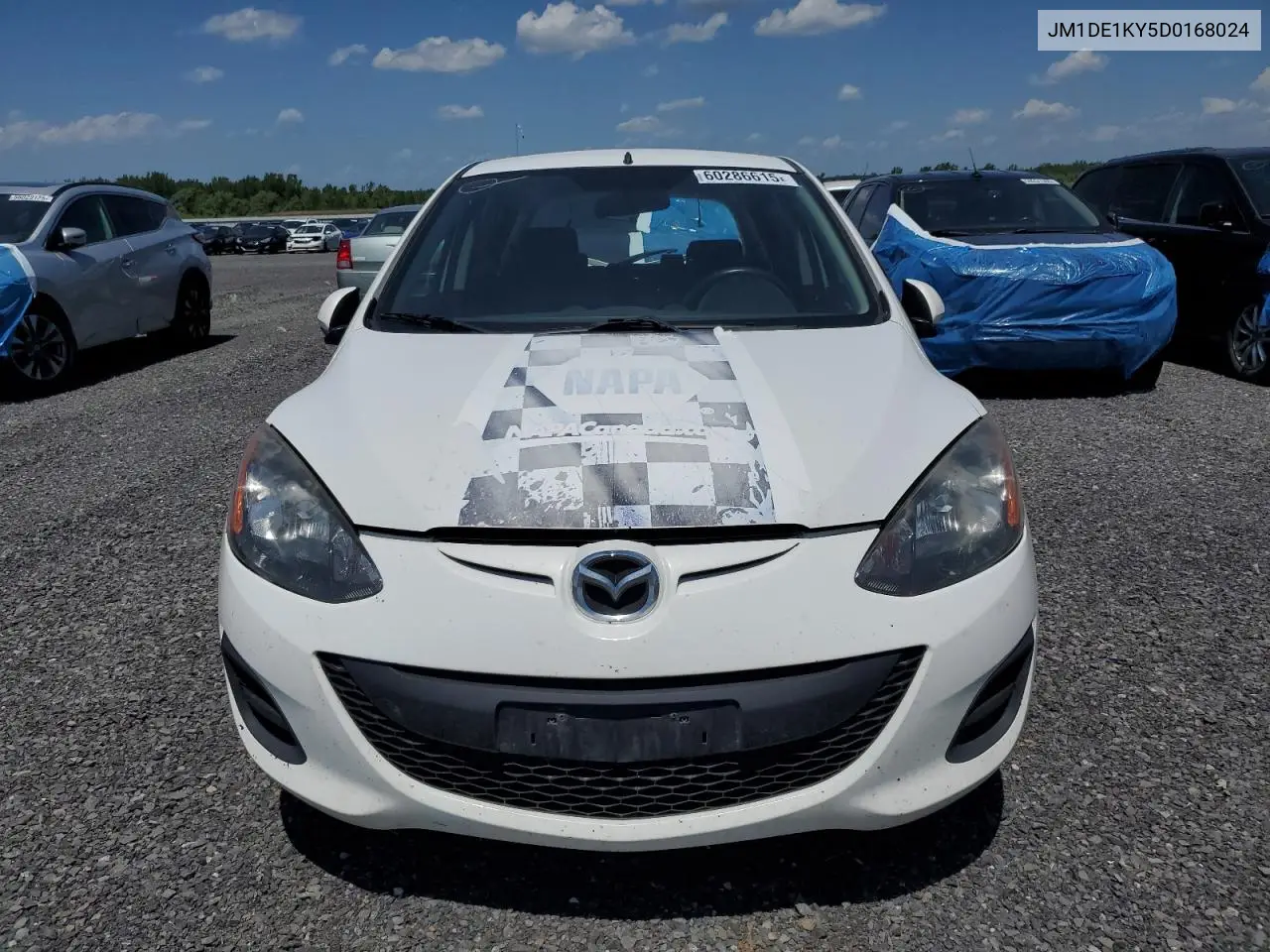 2013 Mazda Mazda2 VIN: JM1DE1KY5D0168024 Lot: 60286615