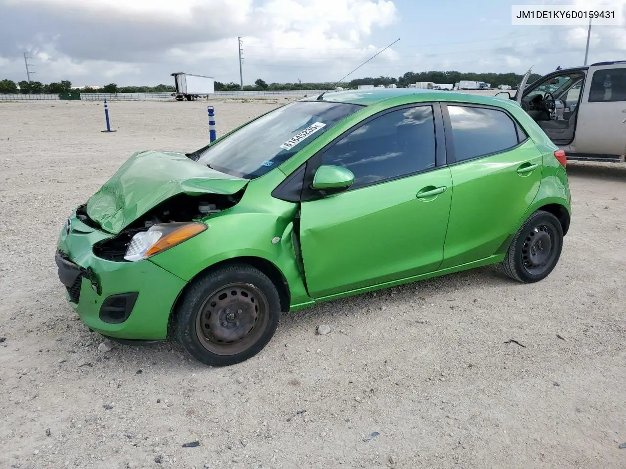 2013 Mazda Mazda2 VIN: JM1DE1KY6D0159431 Lot: 61645235
