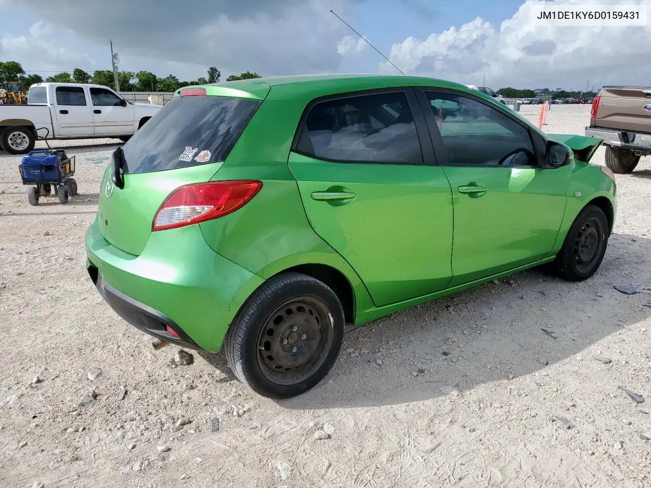 2013 Mazda Mazda2 VIN: JM1DE1KY6D0159431 Lot: 61645235