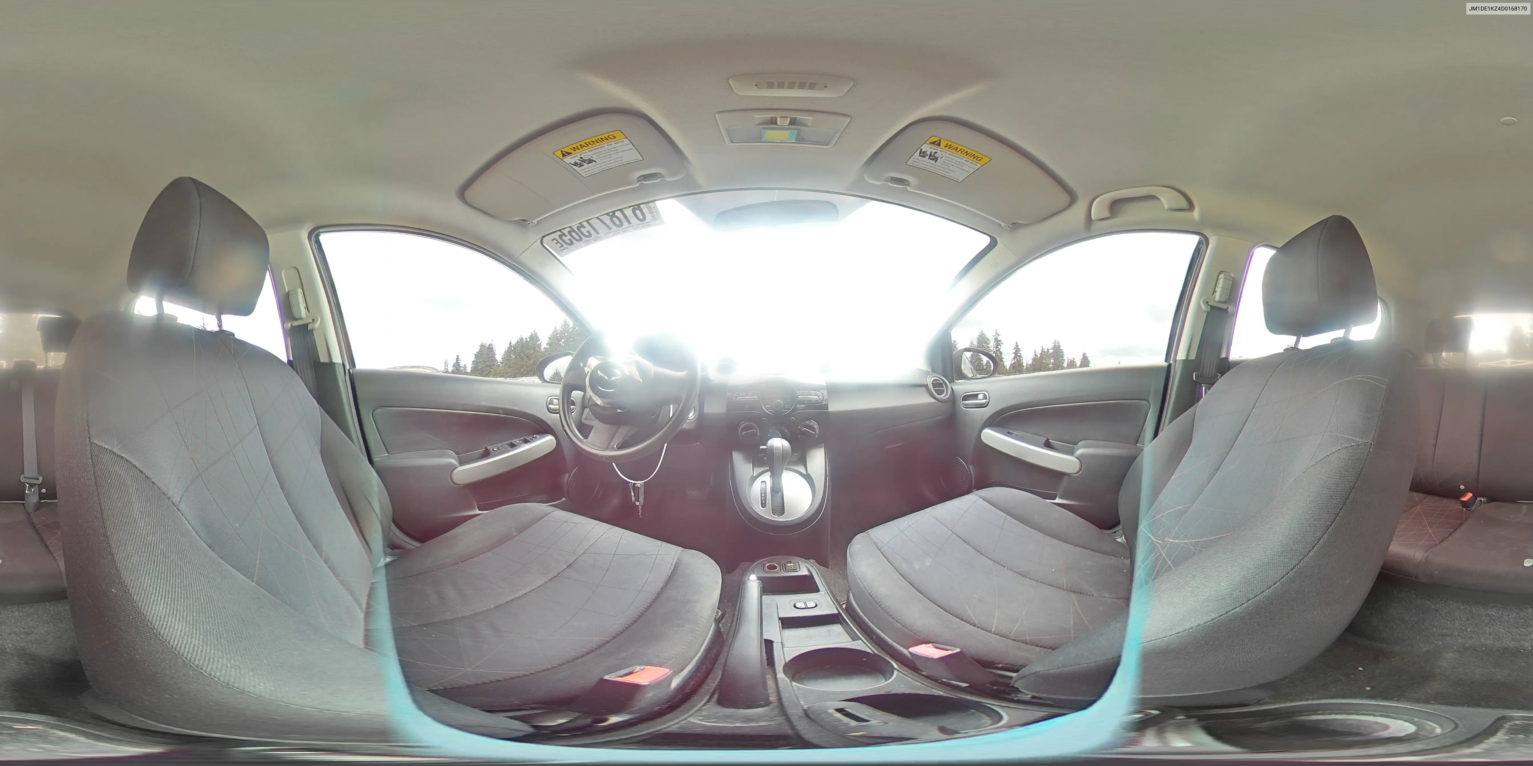 2013 Mazda Mazda2 VIN: JM1DE1KZ4D0168170 Lot: 61871565