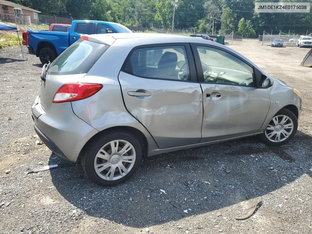 2014 Mazda Mazda2 Sport VIN: JM1DE1KZ4E0175038 Lot: 56654565