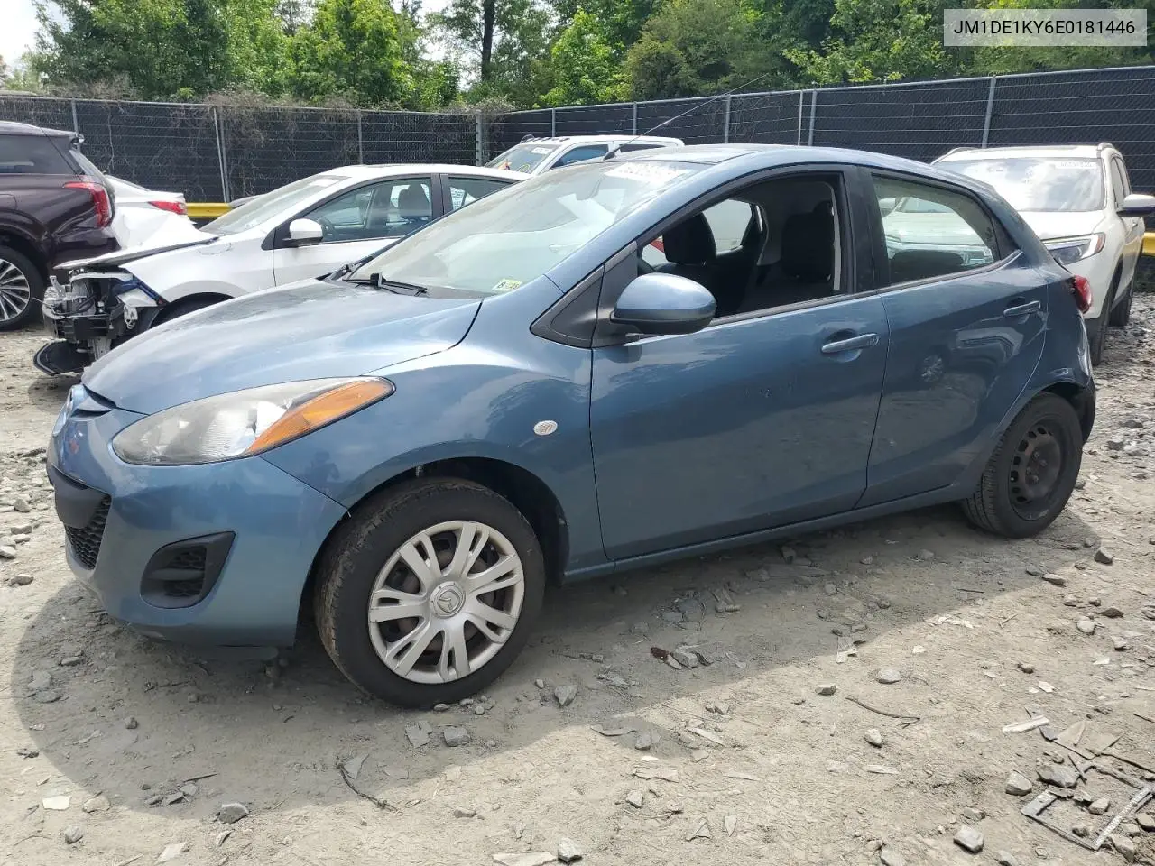 2014 Mazda Mazda2 Sport VIN: JM1DE1KY6E0181446 Lot: 60309895