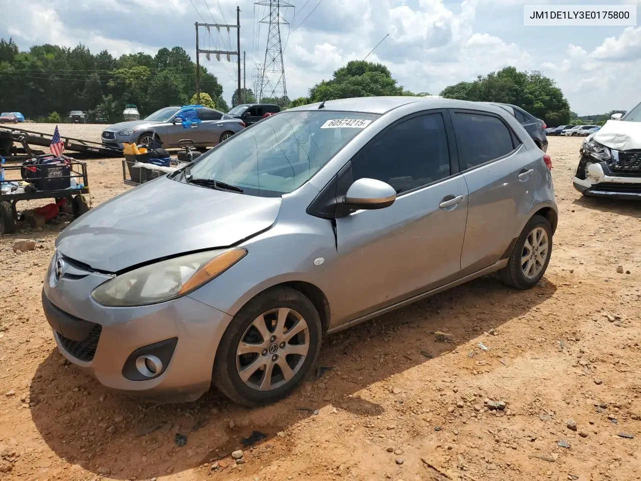 2014 Mazda Mazda2 Touring VIN: JM1DE1LY3E0175800 Lot: 60574215