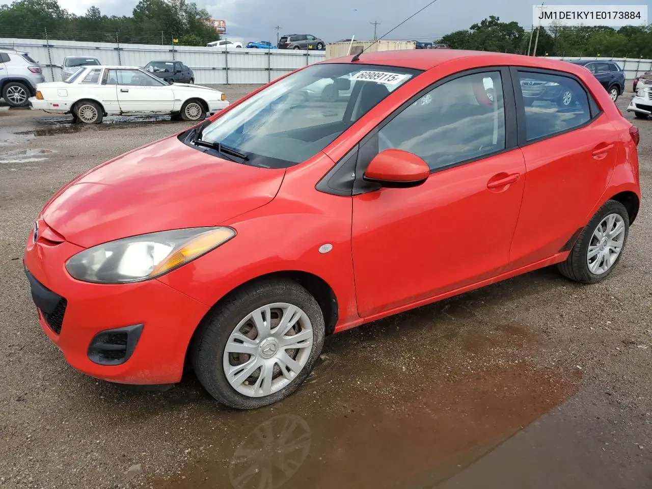 2014 Mazda Mazda2 Sport VIN: JM1DE1KY1E0173884 Lot: 60989115